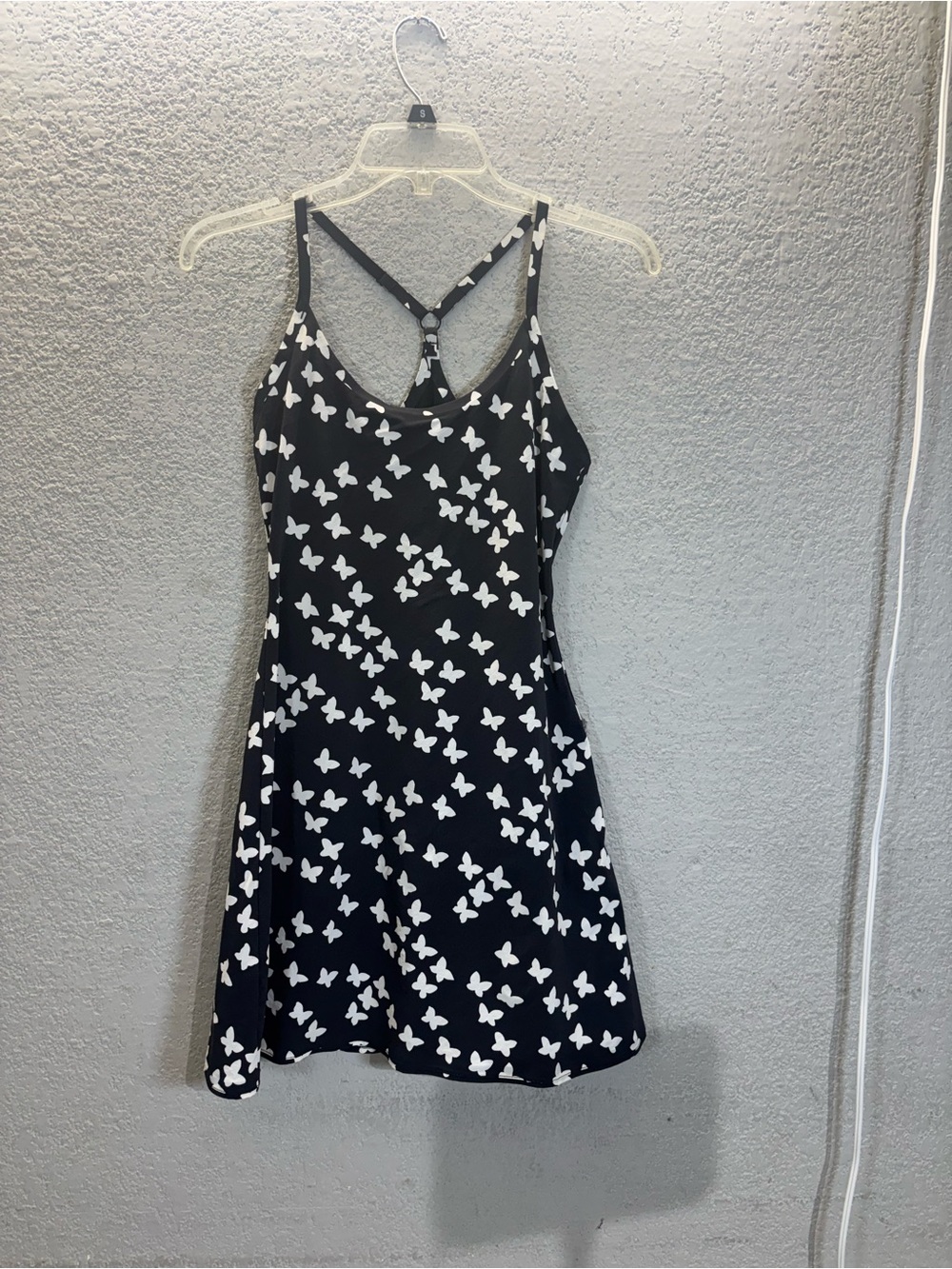 Outdoor Voices Black and White Floral Active Skort - Picture 1 of 4